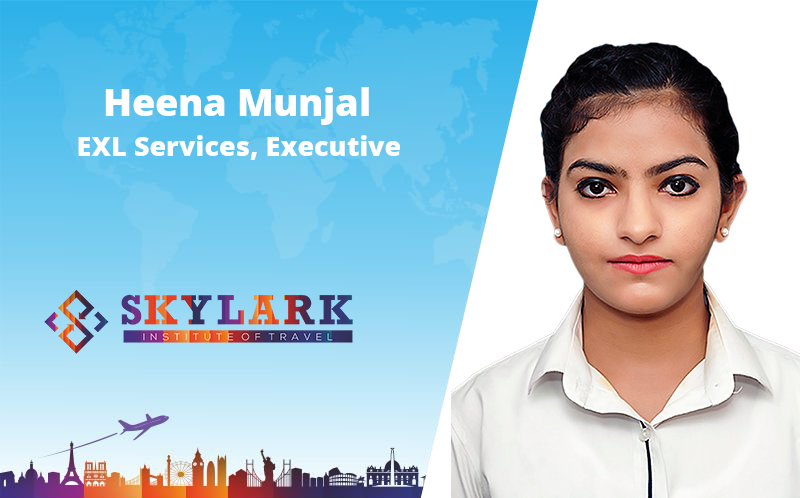 Heena Munjal - Testimonial Skylark Institute of Travel