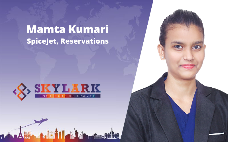 MAmta Kumari - Testimonial Skylark Institute of Travel
